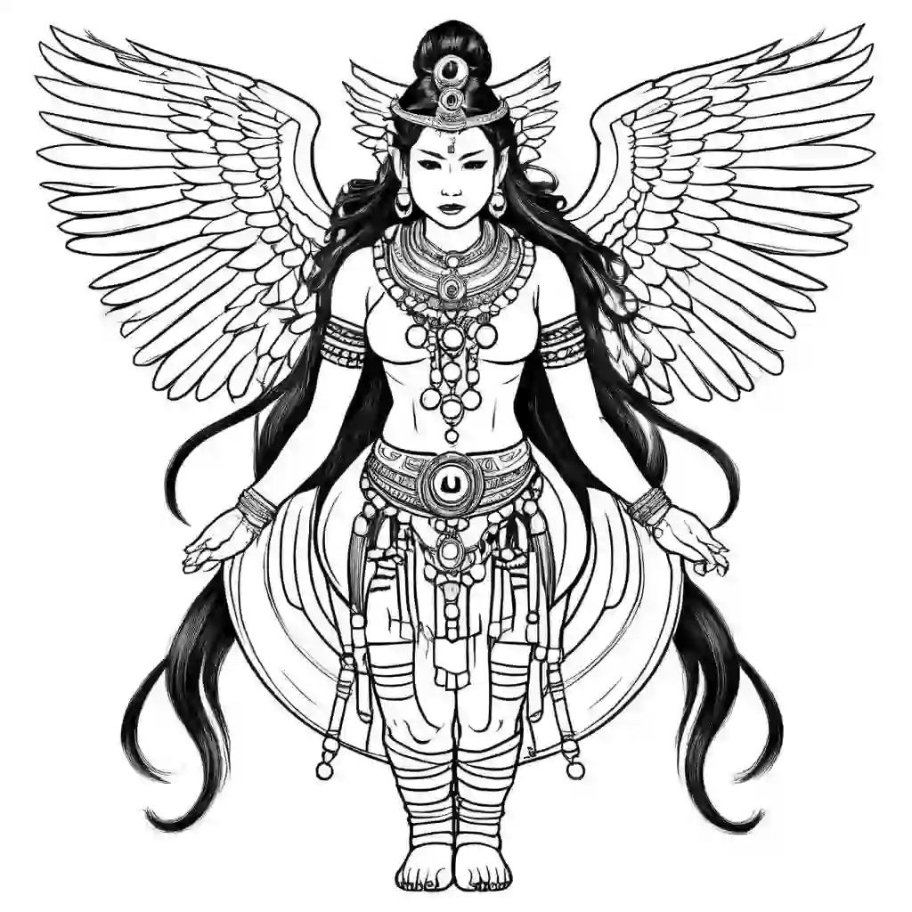 Ancestral Spirits coloring pages